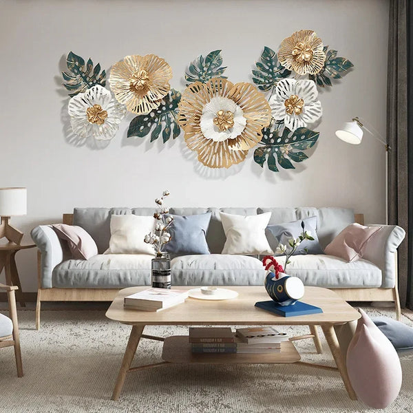 Flower Iron Wall Art-ToShay.org