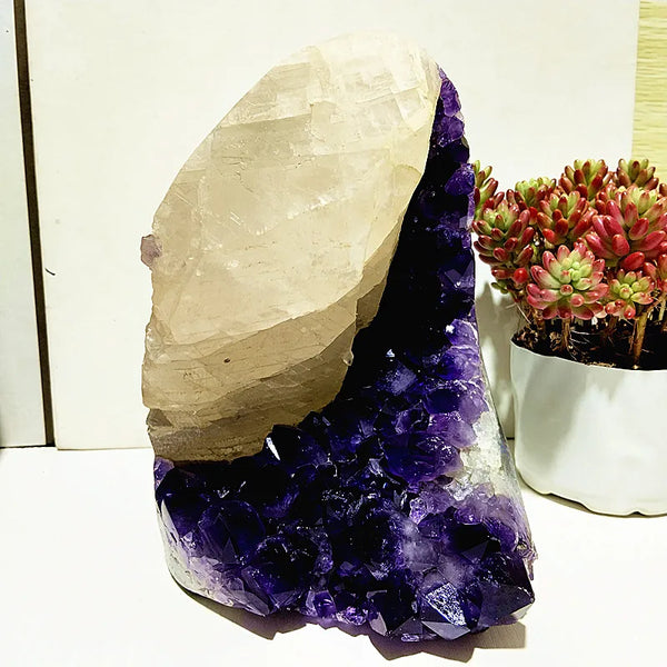 Purple Amethyst Geode Quartz-ToShay.org