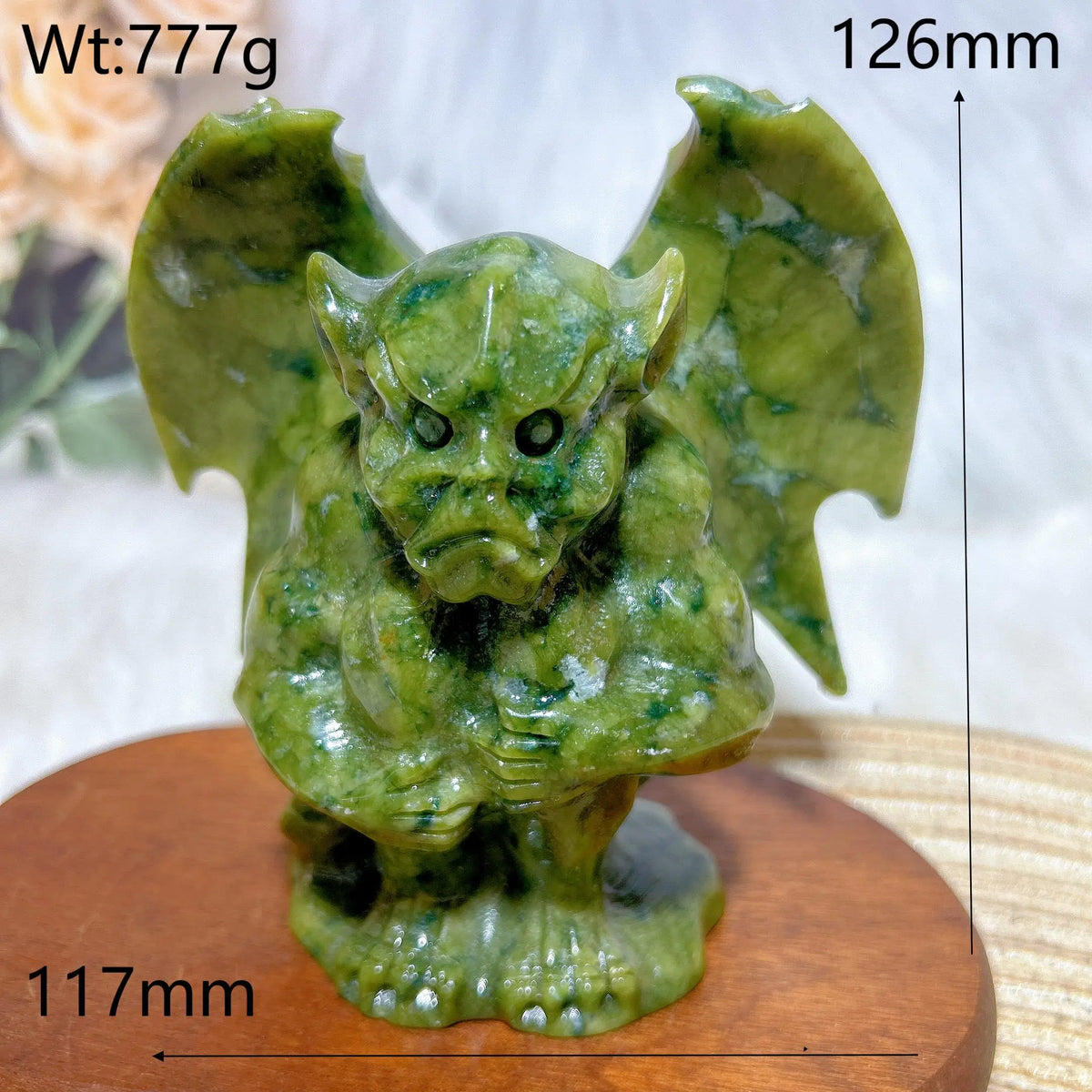 Green Jasper Gargoyle-ToShay.org