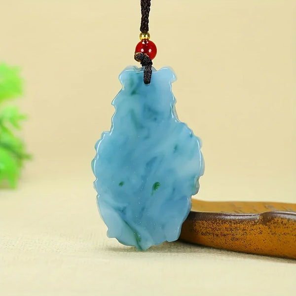 Blue Jade Goldfish Pendant-ToShay.org