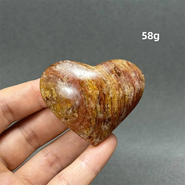 Green Ghost Quartz Heart-ToShay.org