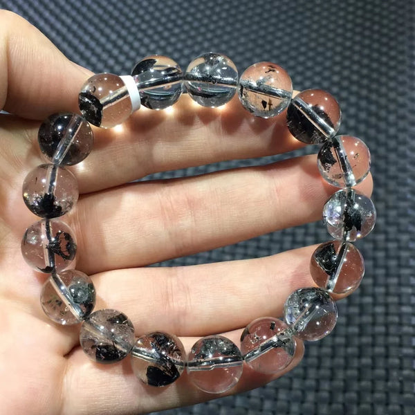Black Rutilated Quartz Bracelet-ToShay.org