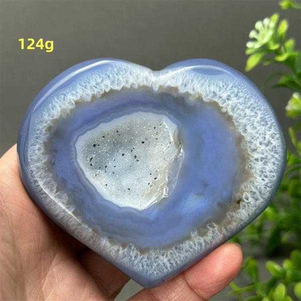 Blue Agate Geode Heart-ToShay.org
