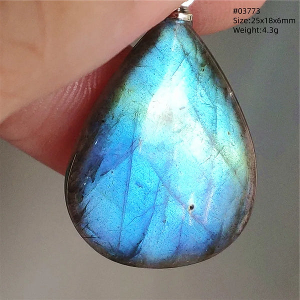 Blue Light Labradorite Pendant-ToShay.org