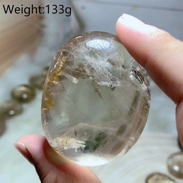 Smokey Quartz Palm Stones-ToShay.org