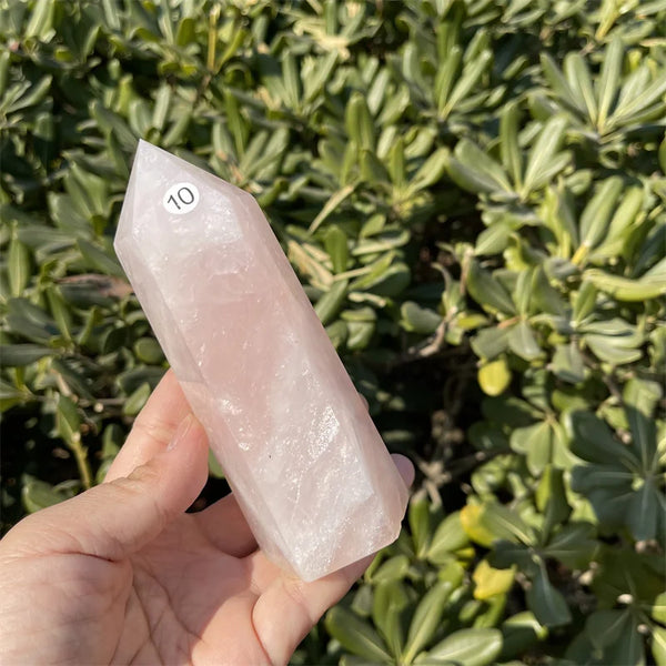 Pink Rose Quartz Point-ToShay.org