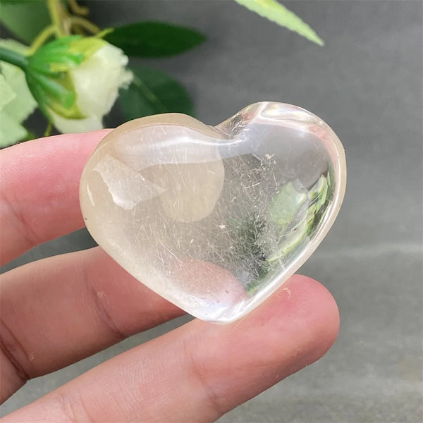Clear Crystal Heart-ToShay.org
