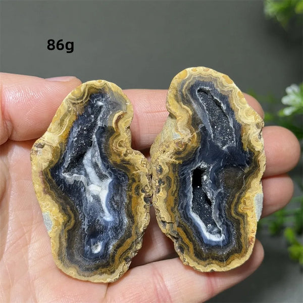 Mixed Agate Crystal Cave Egg-ToShay.org