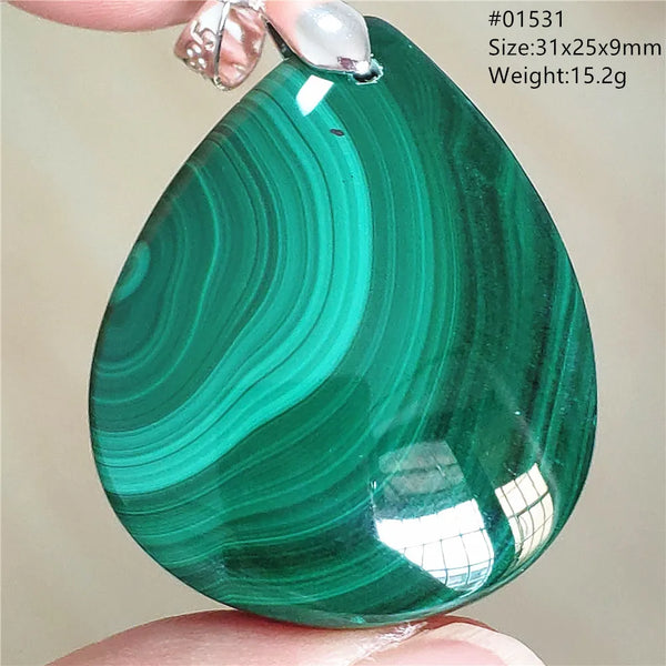 Green Malachite Pendant-ToShay.org