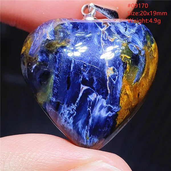 Blue Pietersite Chatoyant Pendant-ToShay.org