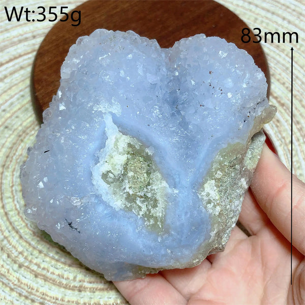 Blue Lace Agate Raw Stone-ToShay.org