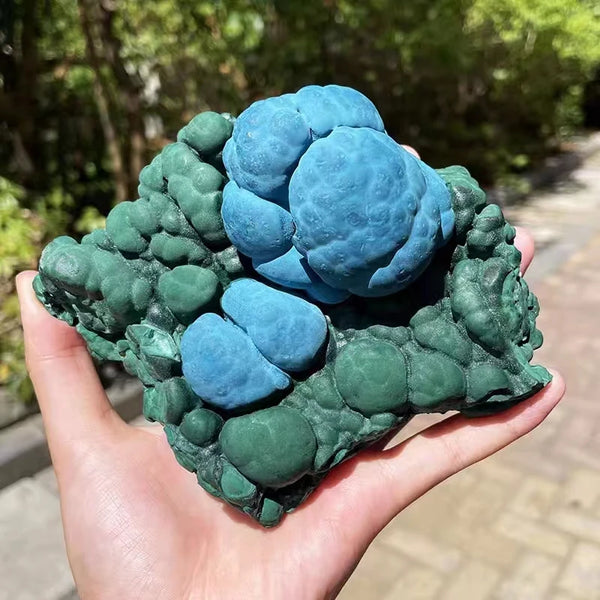 Green Malachite Quartz Crystal-ToShay.org