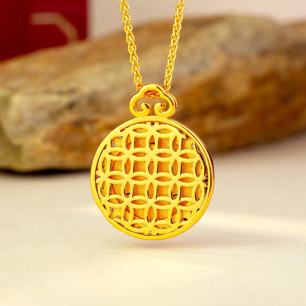 Gold Maitreya Pendant-ToShay.org