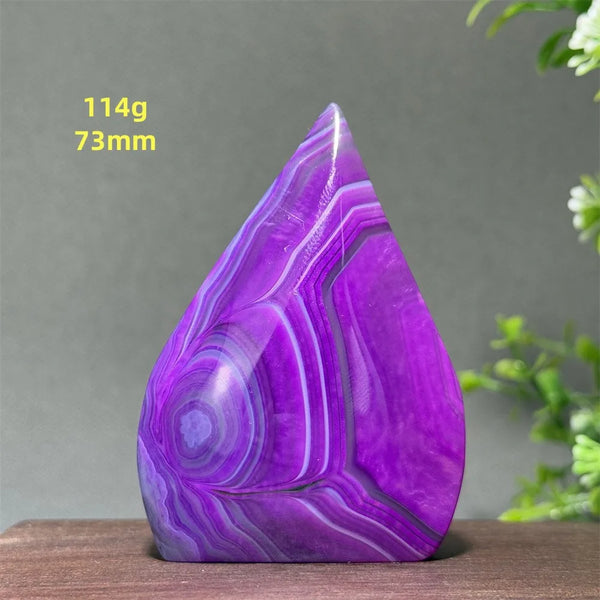 Purple Agate Torch-ToShay.org