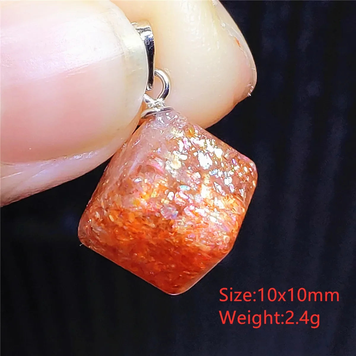 Orange Sunstone Pendant-ToShay.org