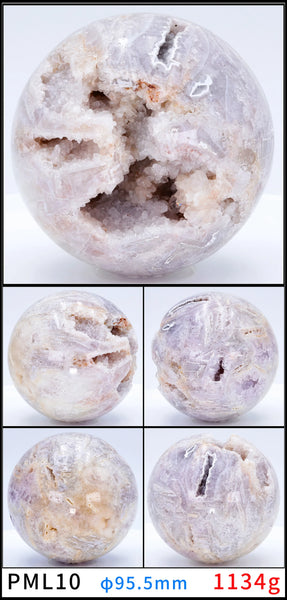 Pink Quartz Cluster Ball-ToShay.org