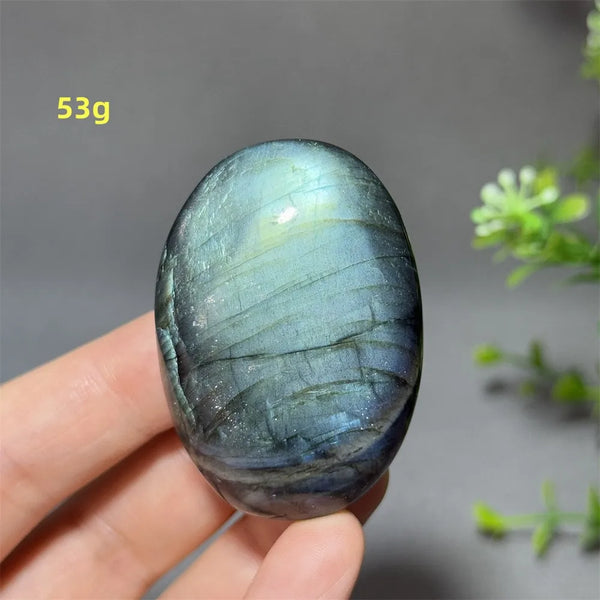 Blue Labrador Palm Stone-ToShay.org