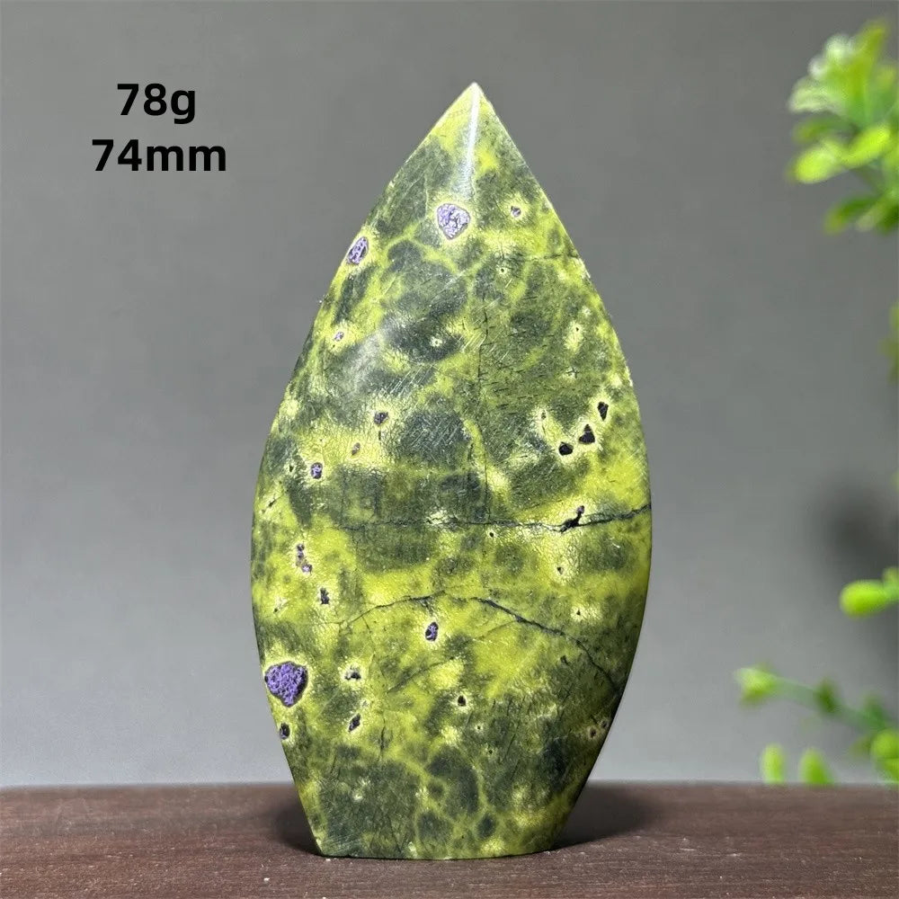 Green Aristocrat Atlantis Crystal Torch-ToShay.org