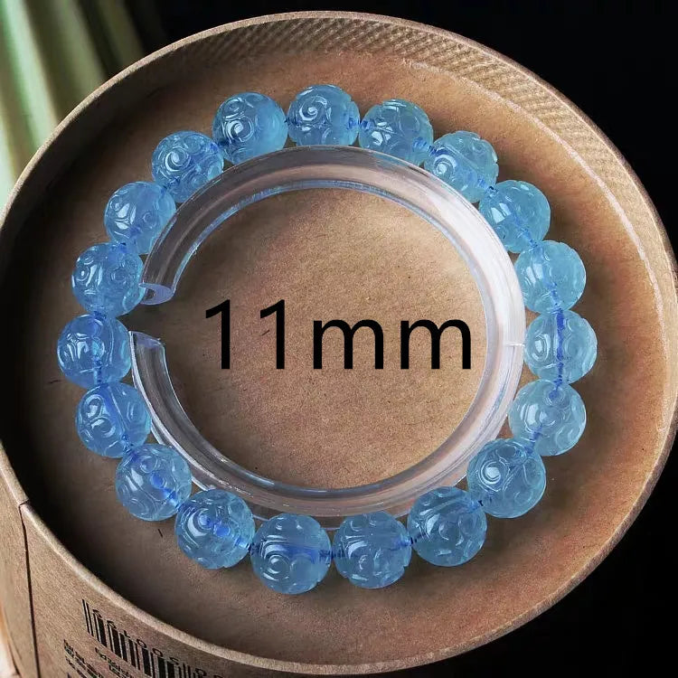 Blue Aquamarine Bracelet-ToShay.org