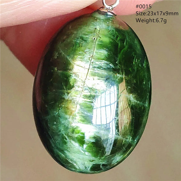 Green Diopside Pendant-ToShay.org