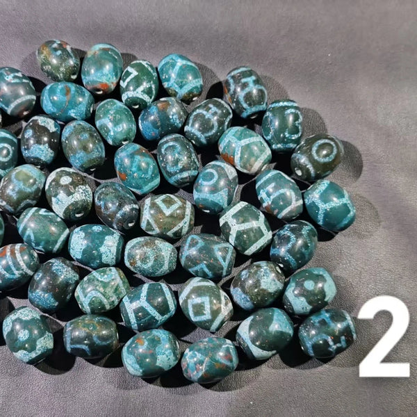 Tibetan Agate Dzi Beads-ToShay.org