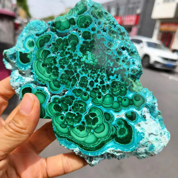 Green Malachite Slices-ToShay.org