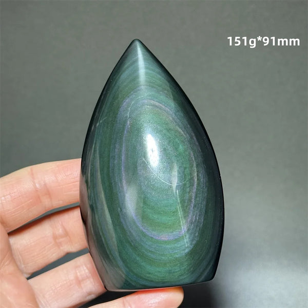Rainbow Obsidian Torch-ToShay.org