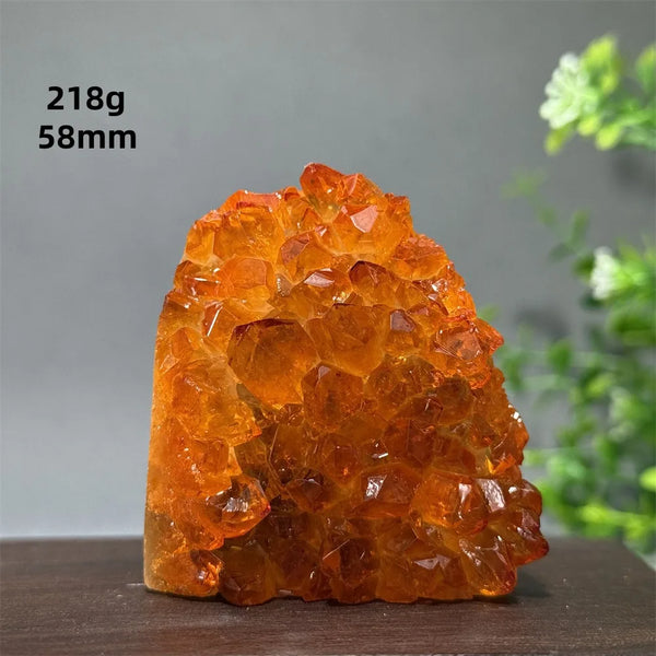 Orange Citrine Cave Cluster-ToShay.org