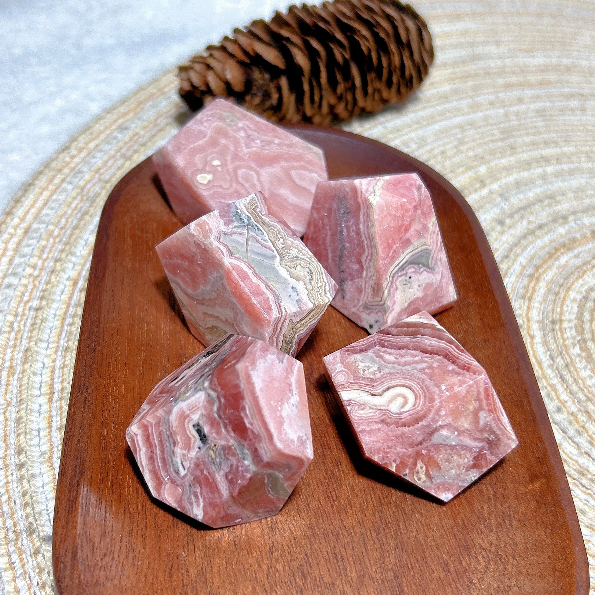 Pink Rhodochrosite Gemstones-ToShay.org