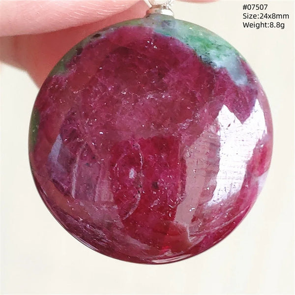 Red Ruby Zoisite Pendant-ToShay.org
