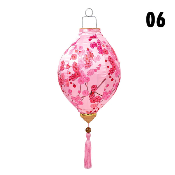 Flower Pattern Silk Lantern-ToShay.org