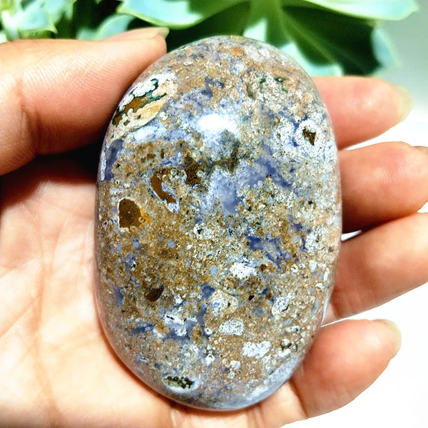 Ocean Jasper Palm Stone-ToShay.org