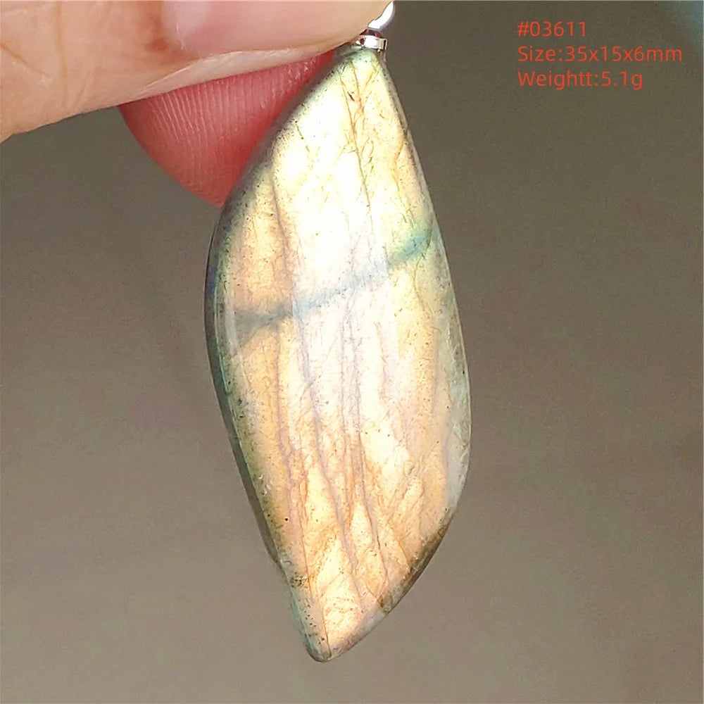 Blue Purple Labradorite Pendant-ToShay.org