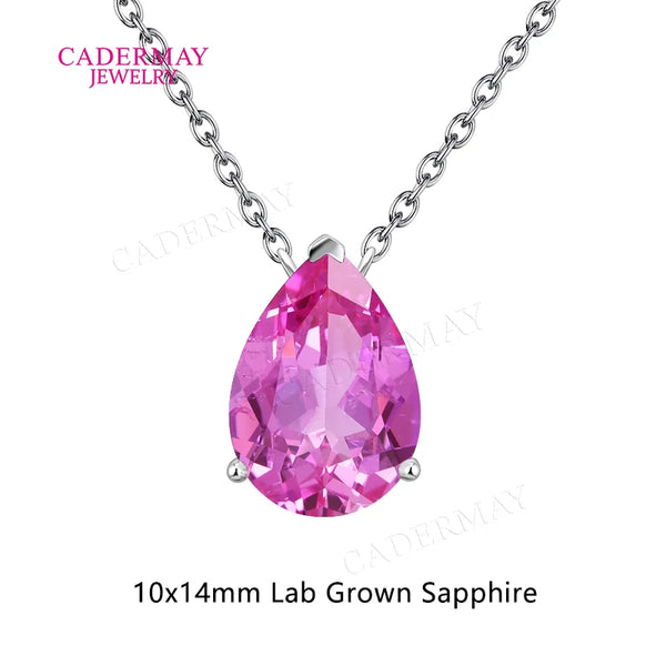 Red Ruby Pendant Necklace-ToShay.org
