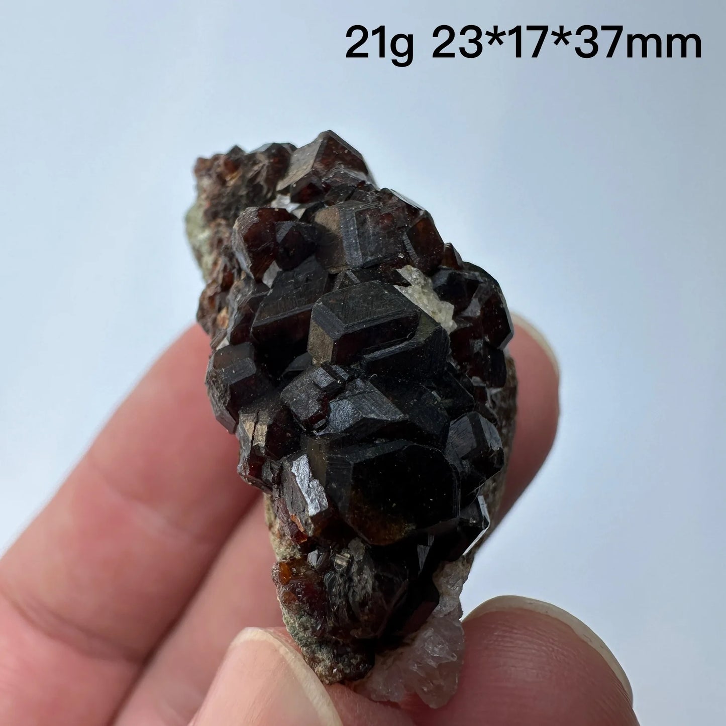 Red Garnet Quartz Crystals-ToShay.org