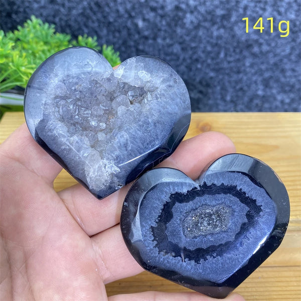 Black Agate Geode-ToShay.org