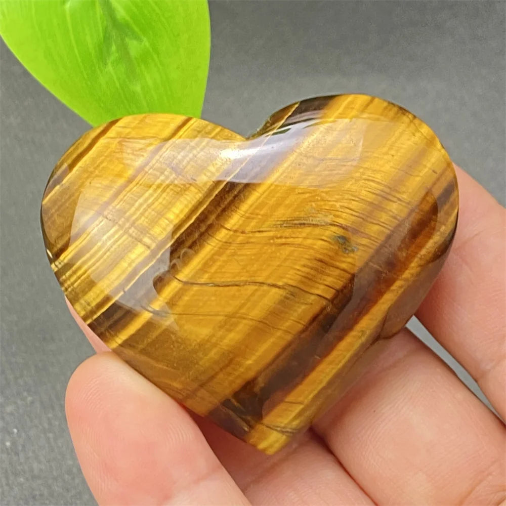 Yellow Tiger Eye Heart-ToShay.org