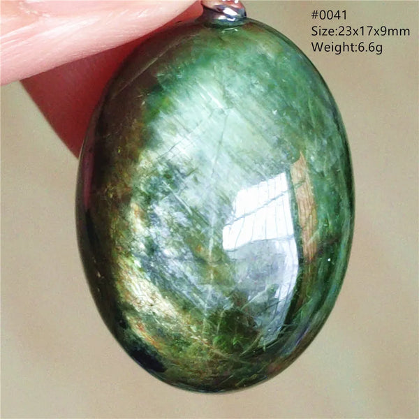 Green Diopside Pendant-ToShay.org