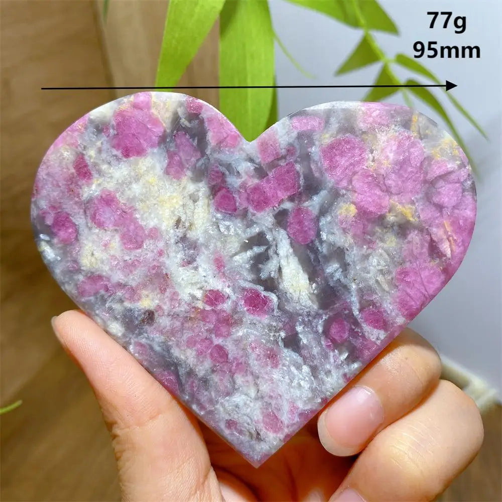 Pink Unicorn Tourmaline Heart-ToShay.org
