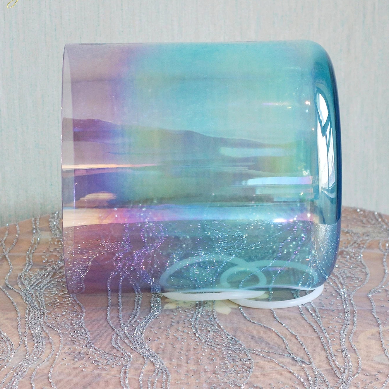 Crystal Soul 2026 New Design Dreamy Romantic Gradient Color Crystal Singing Bowl for Meditation Sound Healing-ToShay.org