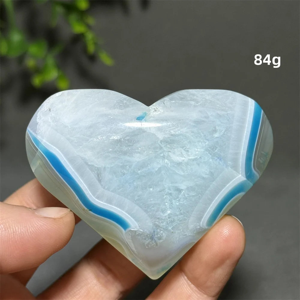 Blue Agate Heart-ToShay.org