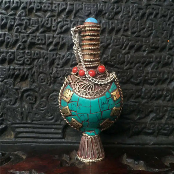 Brass Snuff Bottle Pendants-ToShay.org