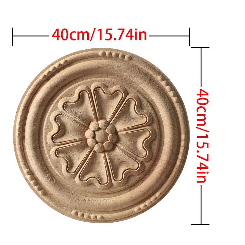 Wood Carved Flower Panel-ToShay.org