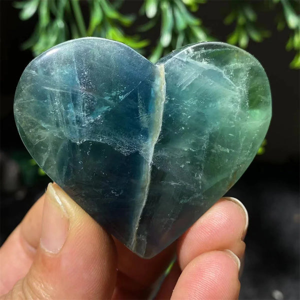 Blue Fluorite Heart-ToShay.org