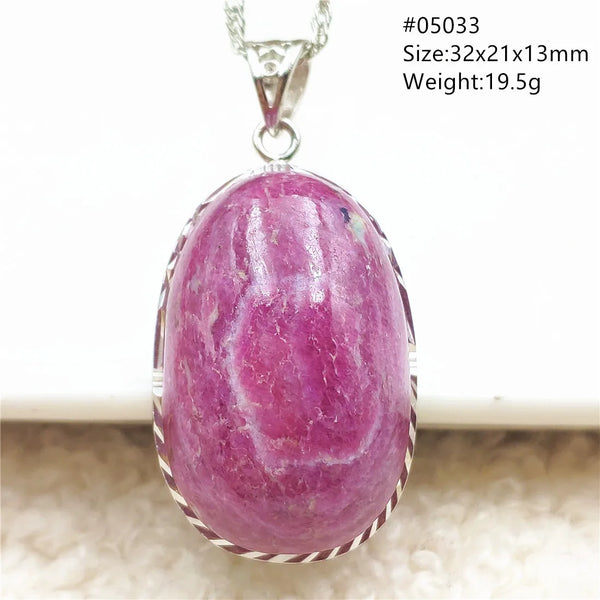 Red Ruby Zoisite Pendant-ToShay.org