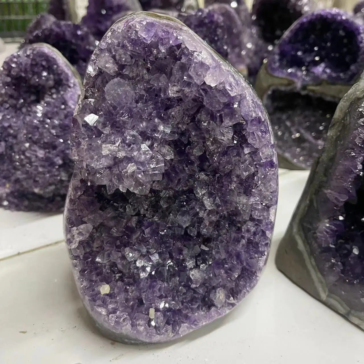 Purple Amethyst Geode-ToShay.org