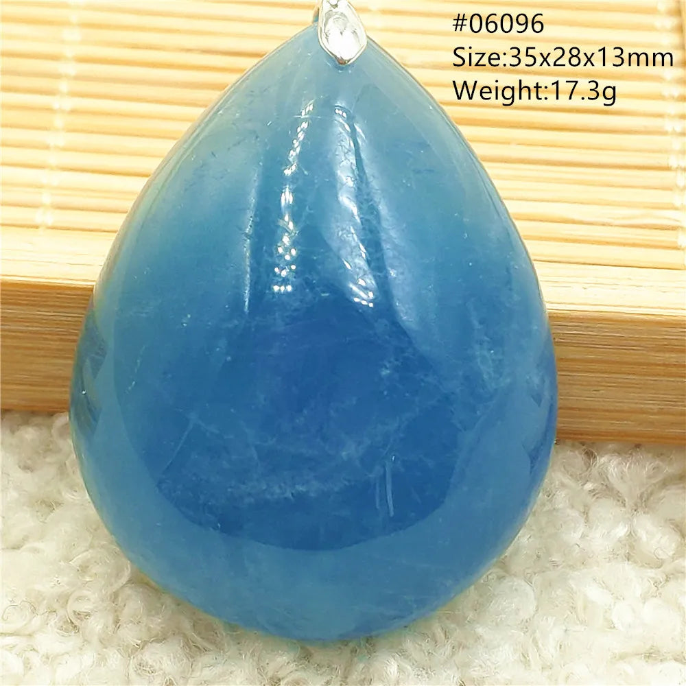 Blue Aquamarine Pendant-ToShay.org