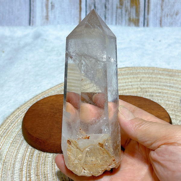 Clear Rainbow Quartz Tower-ToShay.org