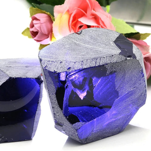 Blue Tanzanite Raw Stone-ToShay.org