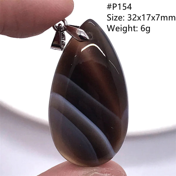 Black Lace Agate Pendant-ToShay.org